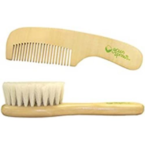 Gs Baby Brush & Comb Set Size Ea Green Sprouts Brush And Comb Set3