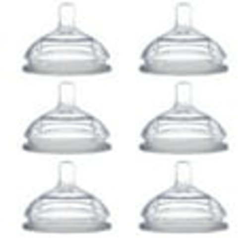 SIZE 3-6 Months | Comotomo Silicone Replacement Nipple, Medium Flow, 2 Count