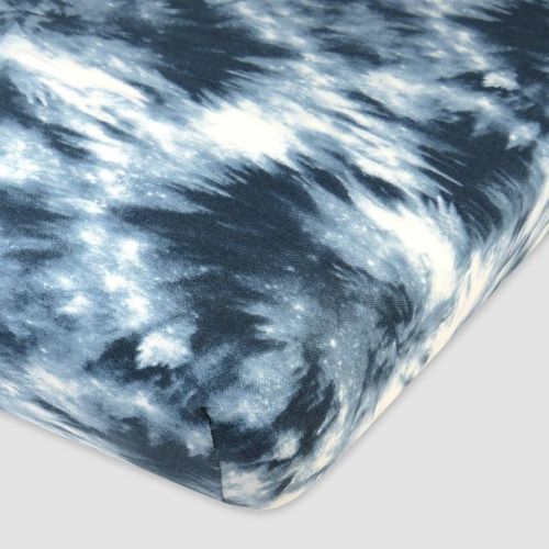 Honest Baby Organic Cotton Fitted Crib Sheet - Indigo Go