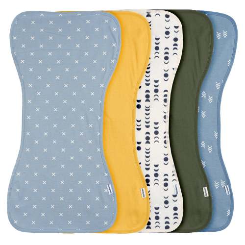 5-Pack Baby Boys Blue Arrows Jersey Burp Cloths – Gerber Childrenswear