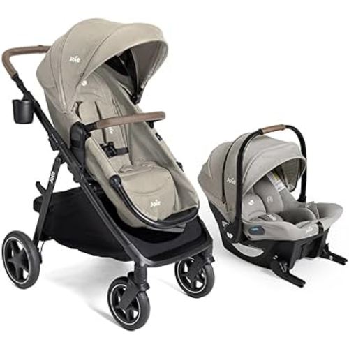 Baby, Ginger LX 4-in1 Stroller + Joie Baby Mint Latch Car Seat (Dove)