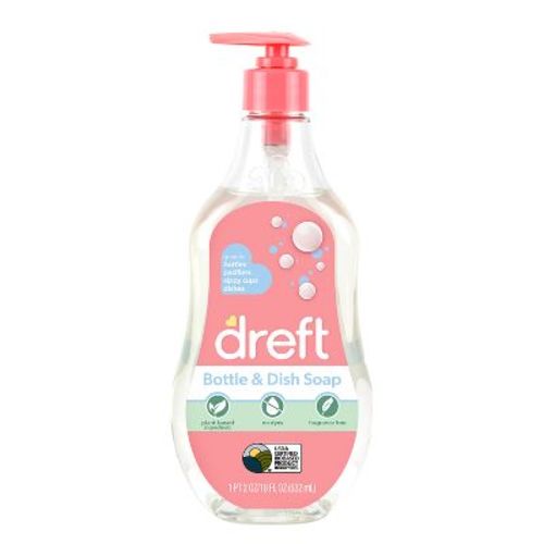 Dreft Bottle & Dish Soap Cleaner - 18 Fl Oz