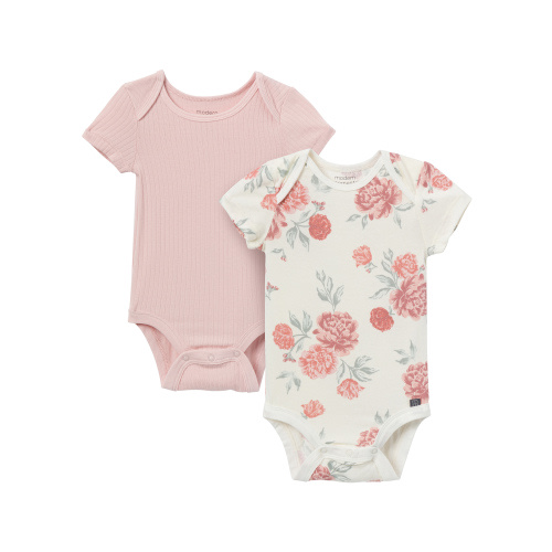 Gerber Modern Moments Baby 2-Pack Short Sleeve Bodysuits