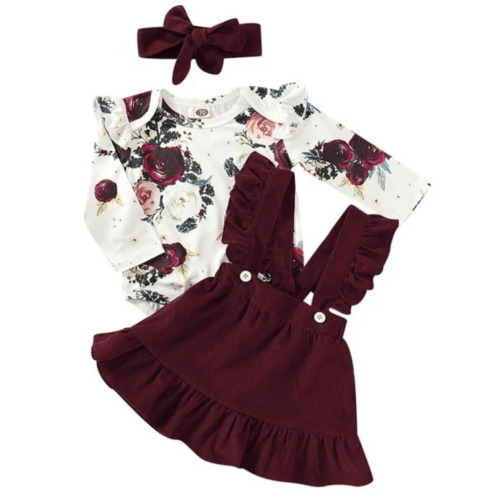 WILLOW Floral Skirt Set - Hazel & Bo