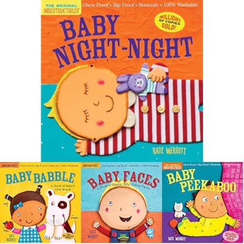 Bundle of Indestructibles: Baby Night-Night + Baby Babble + Baby Faces + Baby Peekaboo Product Bundle