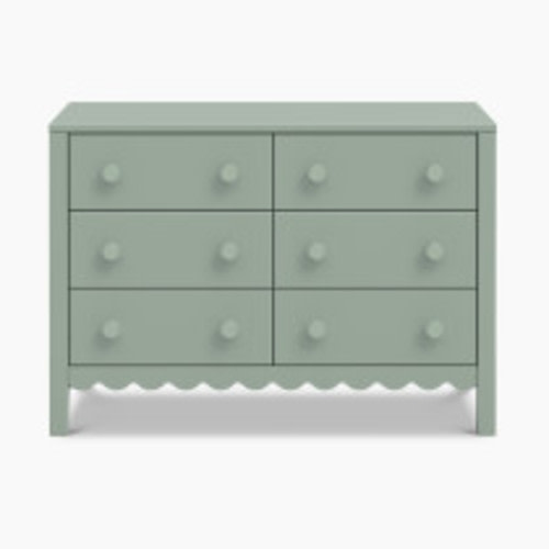 daVinci Sammy Scallop 6-Drawer Dresser - Light Sage