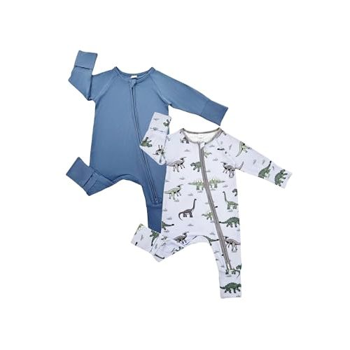 Bow Dream Baby Girl Romper Jumpsuit Bamboo Rayon Baby Clothes Boys & 2 Way Zipper Outfit Baby Clothes for Girls