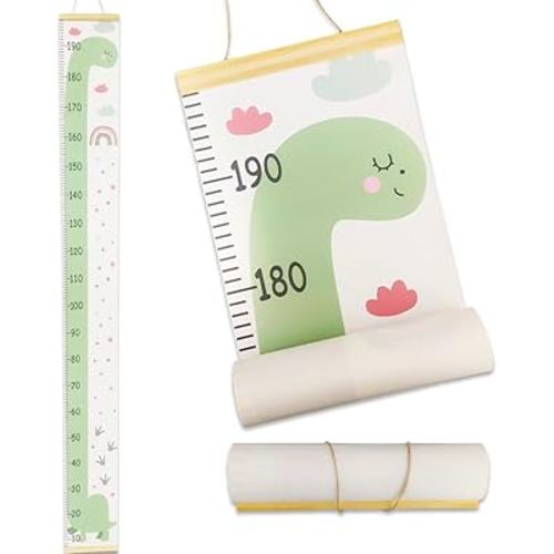 Dinosaur Height Chart for Kids, Dino Wall Decals, Outivity Growth Chart for Kids, Child Height Wall Chart Dinosaur