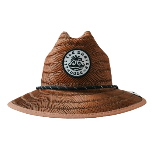 Brown Brim Baby Straw Hat