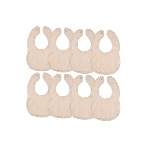 Muslin Bibs - Pack of 8