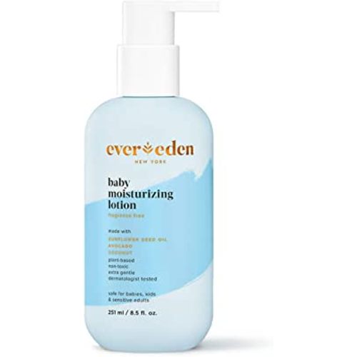Evereden Baby Moisturizing Lotion: Fragrance Free 8.5 fl oz. | Clean and Natural Baby Lotion | Non-toxic and Fragrance Free | Plant-based and Organic Ingredients