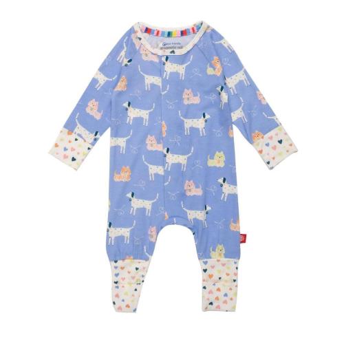leash on life modal magnetic grow with me convertible coverall