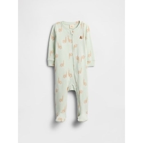 Baby Print Two-Way Zip One-Piece | Gap Factory