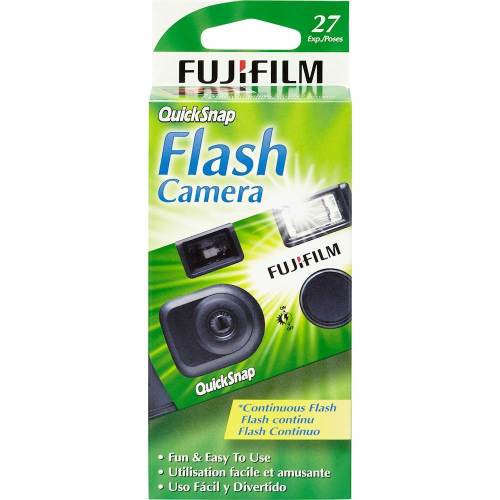 Fujifilm QuickSnap Flash 400 Disposable Single-Use 35mm Camera with Flash