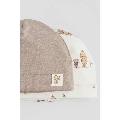 2-PACK COTTON JERSEY BEANIES