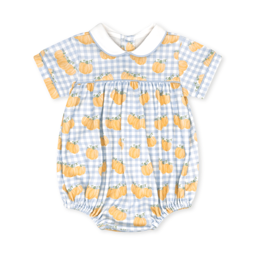 Lullaby Set Covington Bubble Little Pumpkin Blue - Spoiled Sweet Bout - Spoiled Sweet Boutique