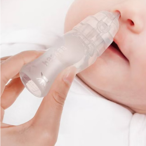 Haakaa Silicone Baby Nasal Aspirator | Nose Bulb Syringe, Newborn Infant &Toddler - BPA Free Silicone