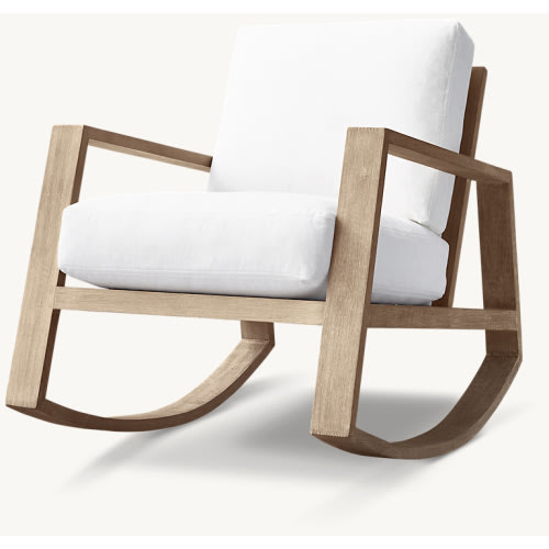 Hyde Upholstered Velvet Rocker | RH Baby & Child