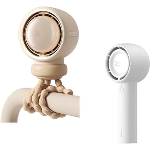 JISULIFE Baby Stroller Fan Handheld Fan, Portable Bladeless Mini Fan