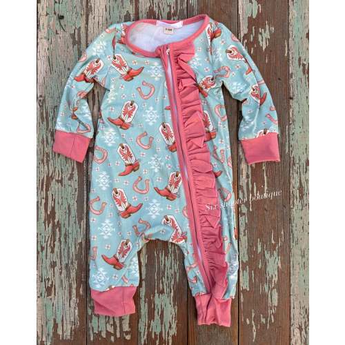 Cowgirl life baby sleeper