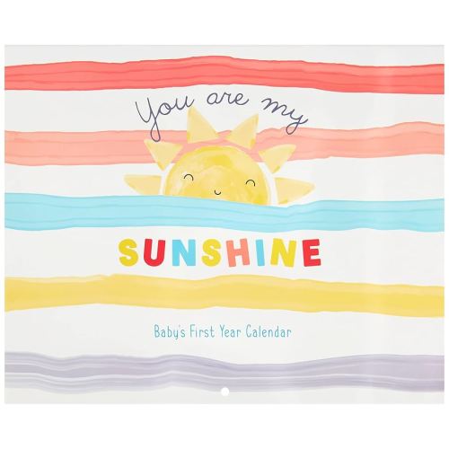 Baby's First Year Keepsake Calendar, You Are My Sunshine