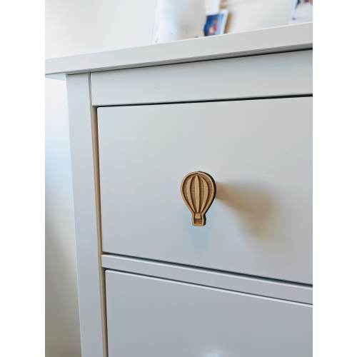 Hot Air Balloon Door Knobs, Cabinet, Cupboard, Drawer, Pulls, Minimalist Handle, Bedroom, Toddler Bathroom, Chest of Drawers, Kids Nursery