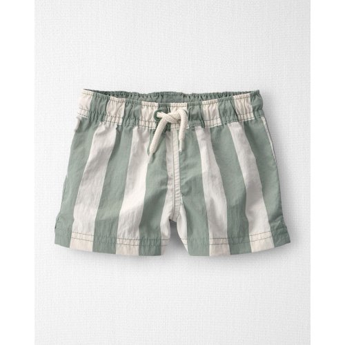 Carter's- Baby Boy Swim Trunks - Green Stripes