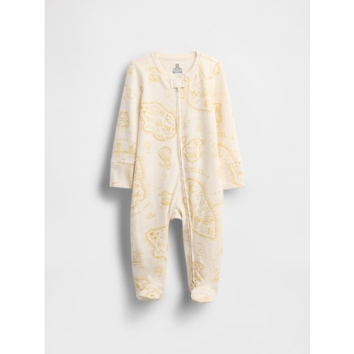 Baby First Favorites Organic Cotton Footed One-Piece