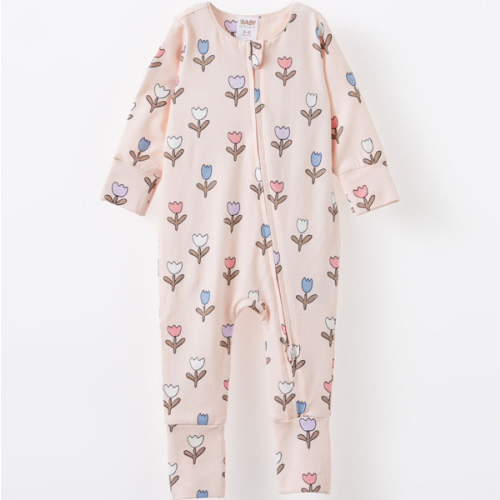 The Billie Long Sleeve Zip Romper