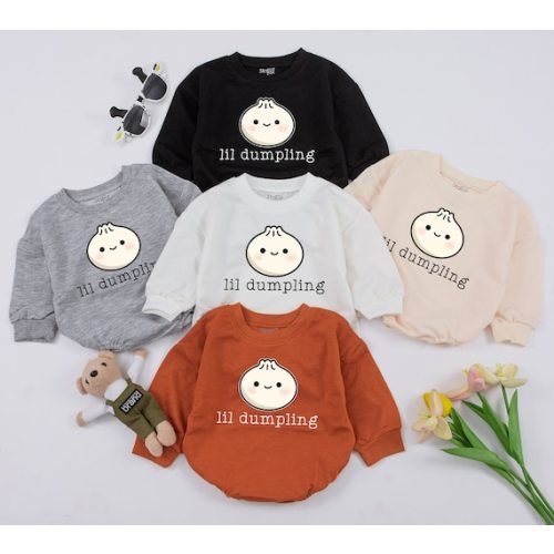 Lil Dumpling Baby Romper Little Dumpling Bodysuit Baby - Etsy