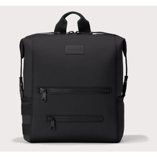 Indi Diaper Backpack | Water-Resistant Diaper Bag | Gender-Neutral (Black) size Large