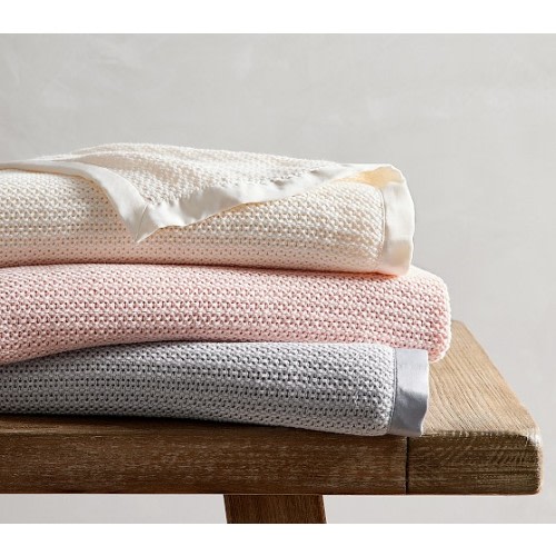 Organic Cotton Cellular Baby Blanket | Pottery Barn Kids