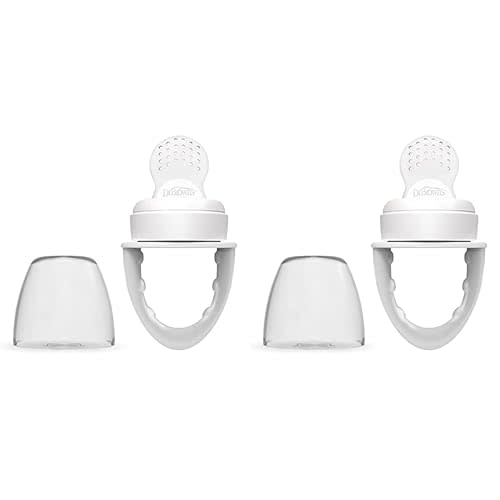 Dr. Brown's Designed to Nourish, Fresh Firsts Silicone Feeder, Grey, One Size (Pack of 2)