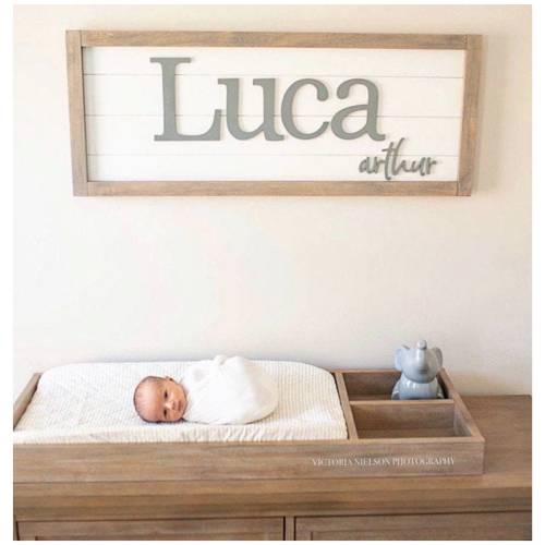 Baby Shower Gift, Nursery Wall Art, Personalized Baby Gift, Nursery Name Sign, Baby Name Sign, New Baby Gift, Nursery Wall Decor, Wood Names