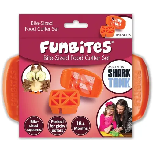 Food Cutter for Kids, Orange Triangles