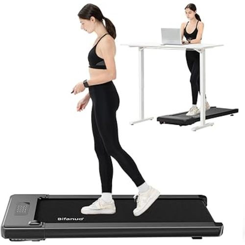 Walking Pad - Under Desk Treadmill for Home/Office, Portable with Remote Control LED Display - Ideal for Fitness Enthusiasts