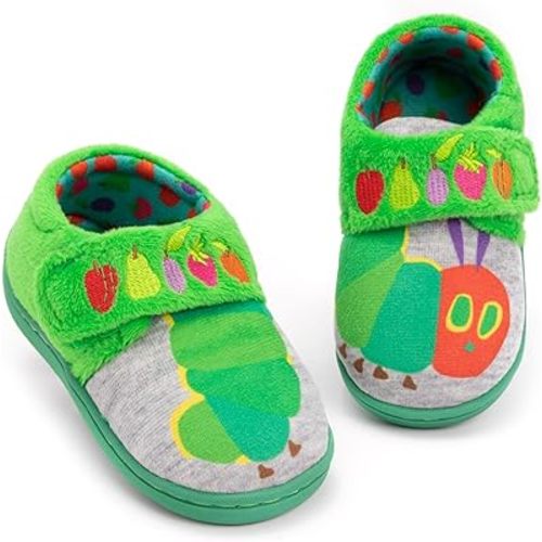 Eric Carle The Very Hungry Caterpillar Slippers Kids Toddlers Girls Book Shoes