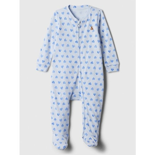 Baby Print Two-Way Zip One-Piece