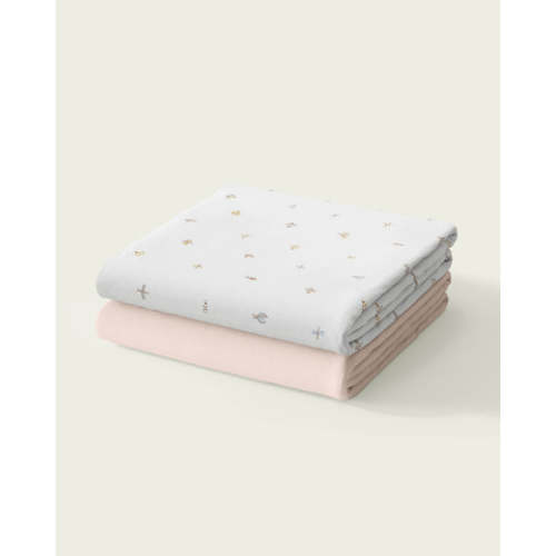 Dream Field Organic Cotton Mini and Full Crib Sheet Set | Nestig