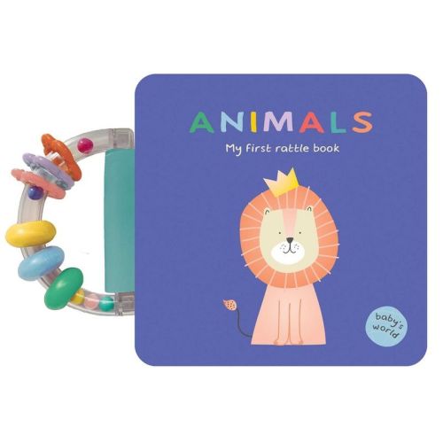 Animals: My First Rattle Book - (Baby's World) (Board Book)