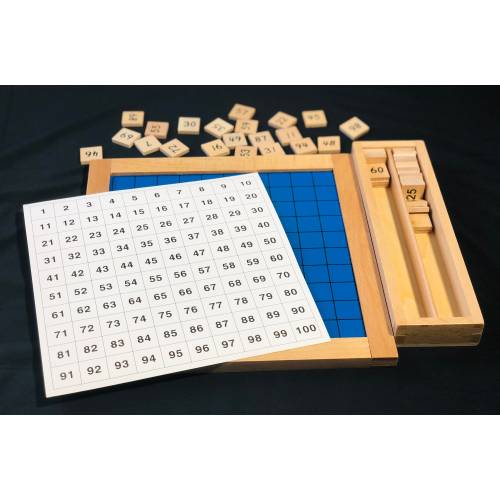 Wooden Montessori Hundred Board
