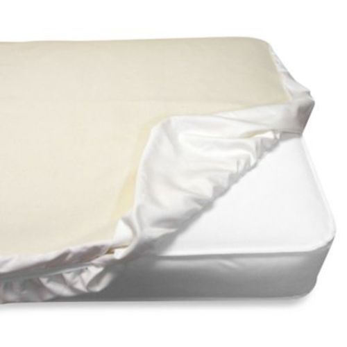 Naturepedic® Organic Waterproof Fitted Crib Pad Cover - ECRU - CRIB