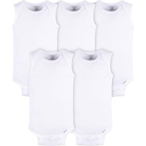 Gerber Baby Girls Multi-Pack Sleeveless Onesies Bodysuit