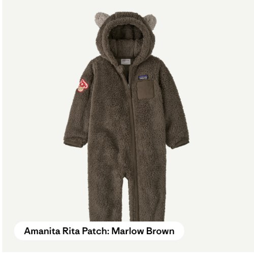 Patagonia Baby Furry Friends Fleece Bunting