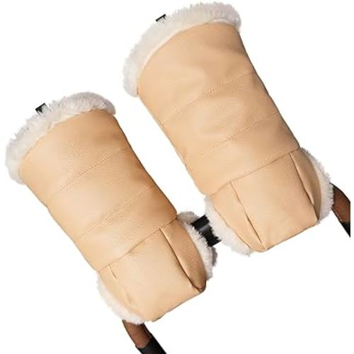 Aurya Stroller Warm Gloves, Anti-Freeze Universal Stroller Mittens, Winter Warm Hand Muffs for Handbar of Pram, Stroller, Pushchair