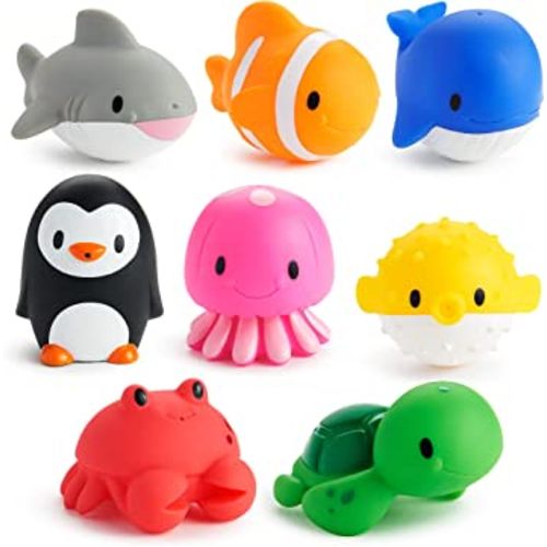 Munchkin® Ocean™ Squirts Baby and Toddler Bath Toy, 8 pack