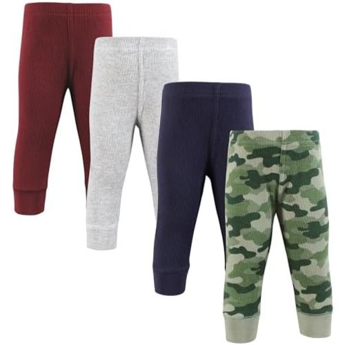 Hudson Baby Unisex baby thermal taped ankle pants