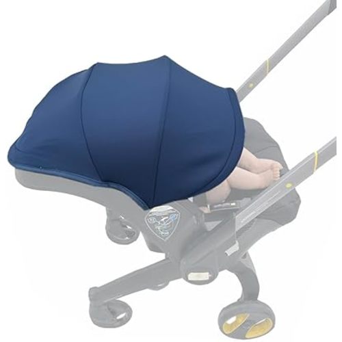 Stroller Accessories Replacement Canopy Compatible with Doona+ and Doona i Car Seats & Strollers, Larger Sunshade, Durable Fabric (Blue)