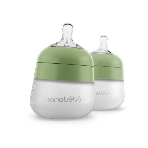 The Flexy Silicone Baby Bottle - FREE SHIPPING! BPA-Free, Anti-Colic – Nanobébé
