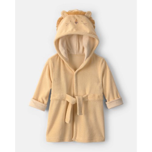 Baby Lion Terry Robe - Yellow